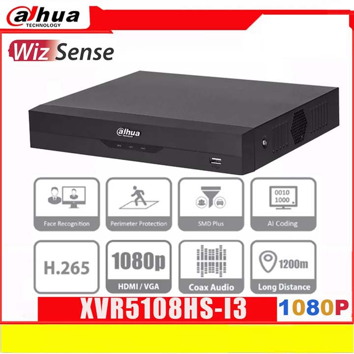 Đầu ghi camera HDCVI 8 kênh DAHUA DH-XVR5108HS-I3 hàng chính hãng