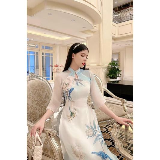 ��Áo dài cách tân 4 tà cao cấp sang xịn xinh ảnh thật 100%