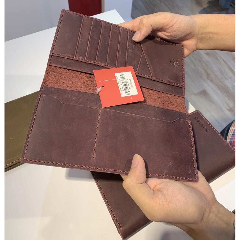Ví dài Venuta Handcrafted Wallet HAVIAS - Đỏ