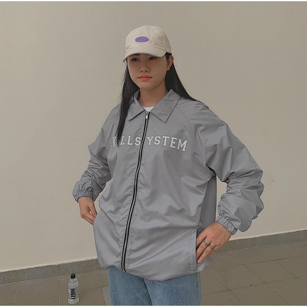 Áo Khoác Dù Bomber Jackets KILLSYSTEM KiST Form Rộng Unisex Nam Nữ Ulzzang KUN