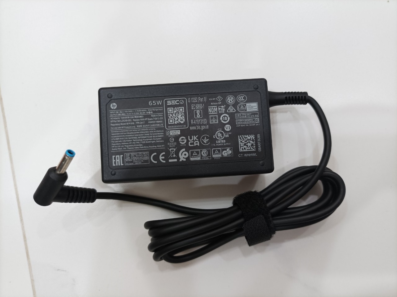 Sạc dành cho Laptop HP EliteBook Folio 1040 G1 1040 G2 1040 G3 1020 G1 1020 G2 1040-G1 1040-G2 1040-G3 1020-G1 1020-G2 65W AC Adapter Charger - bao gồm dây nguồn hàng nhập khẩu