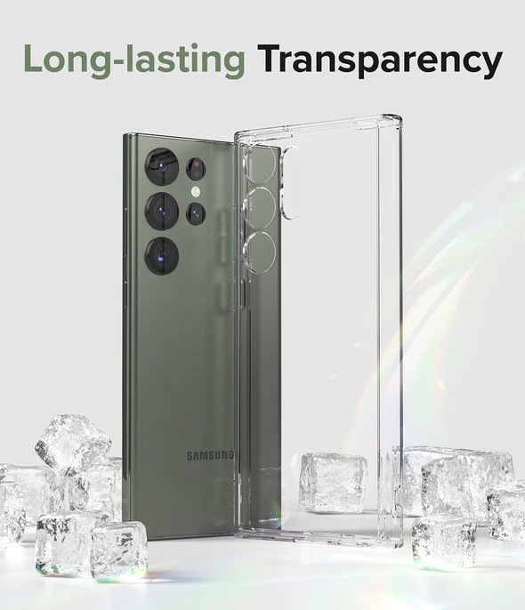 Ốp Lưng Case Trong Suốt Ringke Fusion Dành Cho Samsung Galaxy S23 Ultra - Hàng Chính Hãng