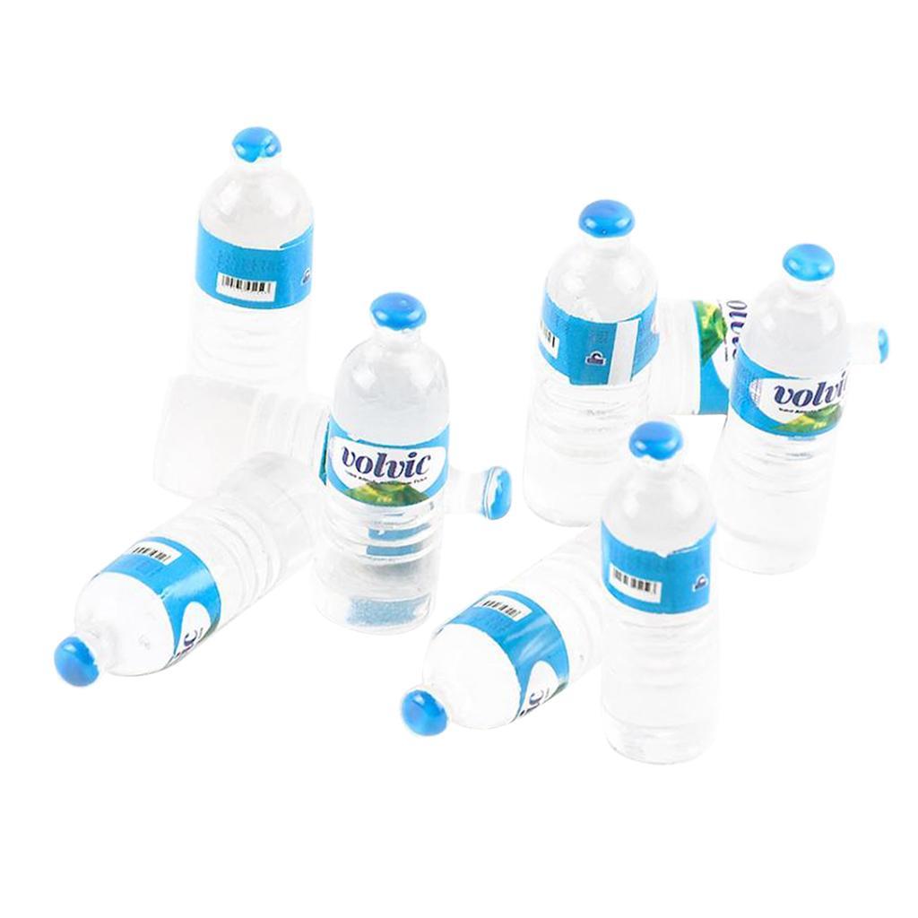 10pcs Mini Resin Craft Micro Landscaping Decor Water Bottles for Doll House