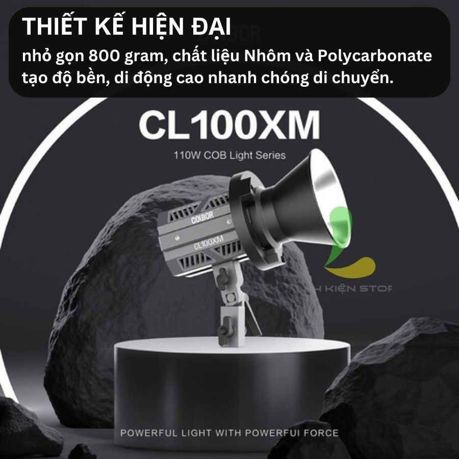 Đèn Led Daylight COLBOR CL100XM - Đèn Studio chuyên nghiệp công Suất 110W, hệ thống làm mát Hummingbird thông minh