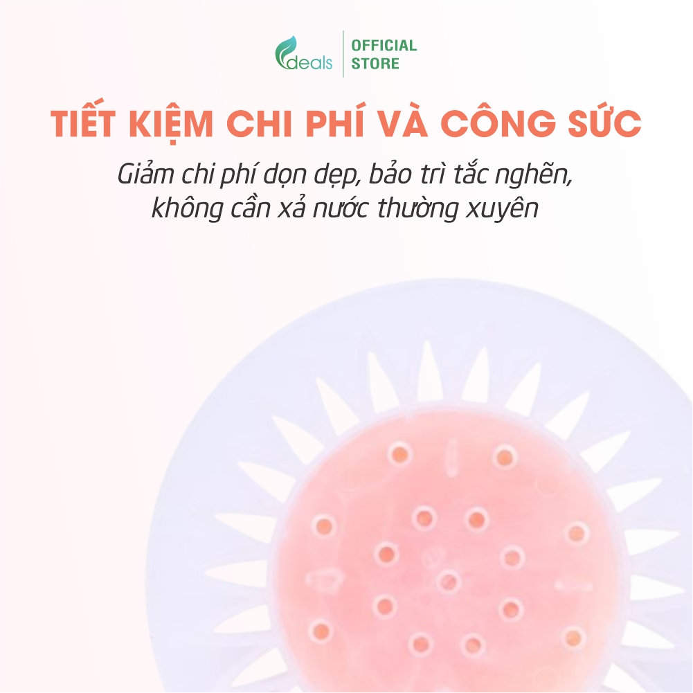 Tấm lót vi sinh khử mùi, bảo trì bồn tiểu ECODEALS Bio-Tab Cleaner - Chuyên dùng địa điểm thiếu nước