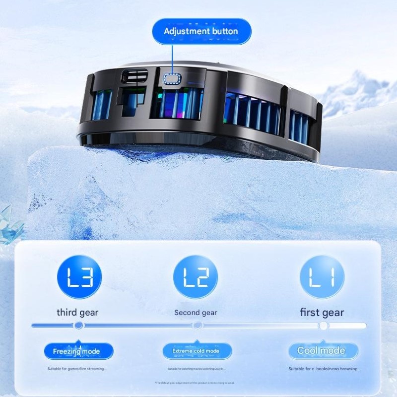 Tản nhiệt sò lạnh Led X76 Gaming siêu mát cho điện thoại hàng nhập khẩu