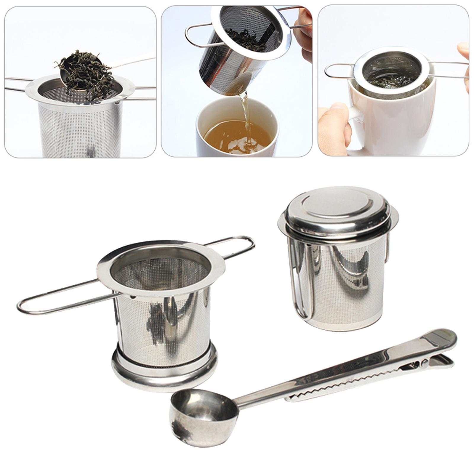 Tea Infuser Fine Mesh Strainer Stainless Steel Mesh Tea Infuser Loose Leaf Filter for Brewing Tea