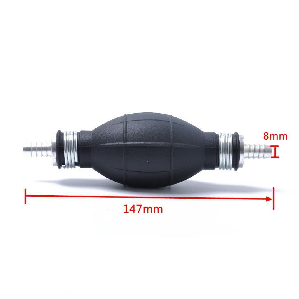 8mm Gas Petrol Fuel Pump Hand Primer Bulb for Car Boat Marine Outboard X4pcs