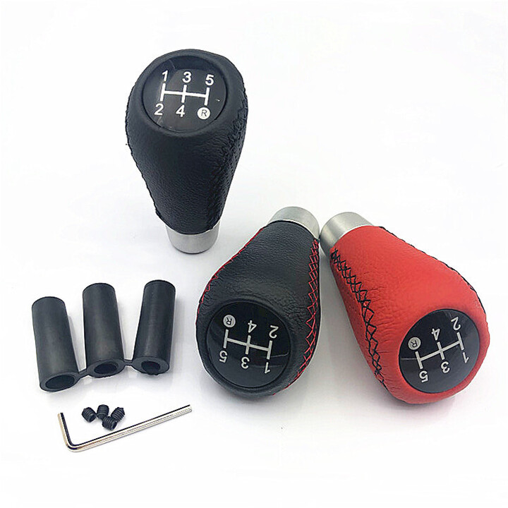 Tay nắm cần số sàn ô tô bọc da cao cấp