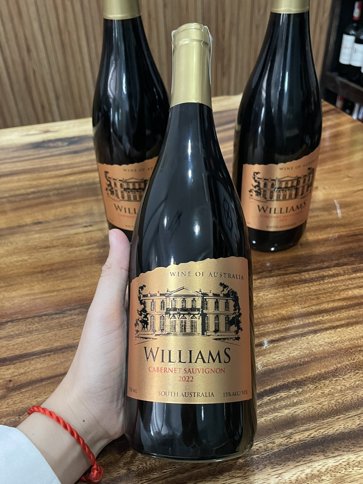 Rượu WILLIAMS Carbernet Sauvignon Nồng Độ Alc 15% 750ml