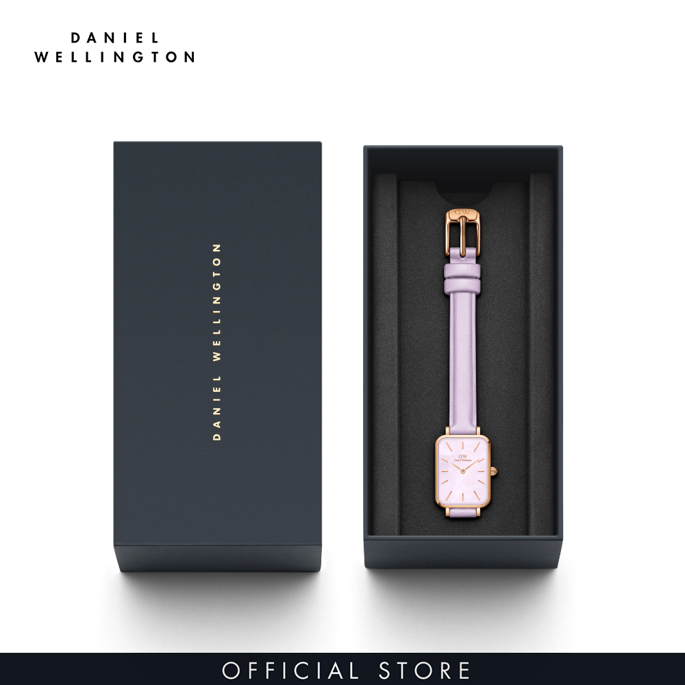 Đồng hồ Nữ Daniel Wellington Dây Da - Quadro 20X26MM DW00100637