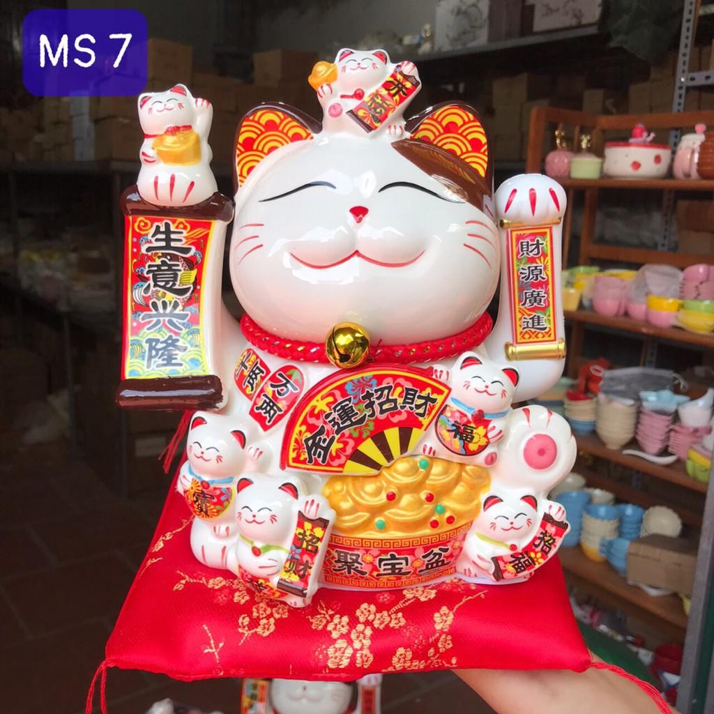 Mèo Thần Tài, Mèo May Mắn, Hút Tài Tộc đem lại may mắn tiền tài (Maneki Neko)