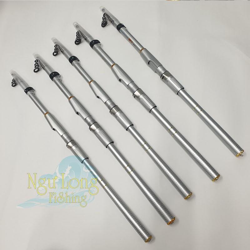 Cần câu máy rút gọn Percast màu trắng đủ size 2m1 đến 3m6