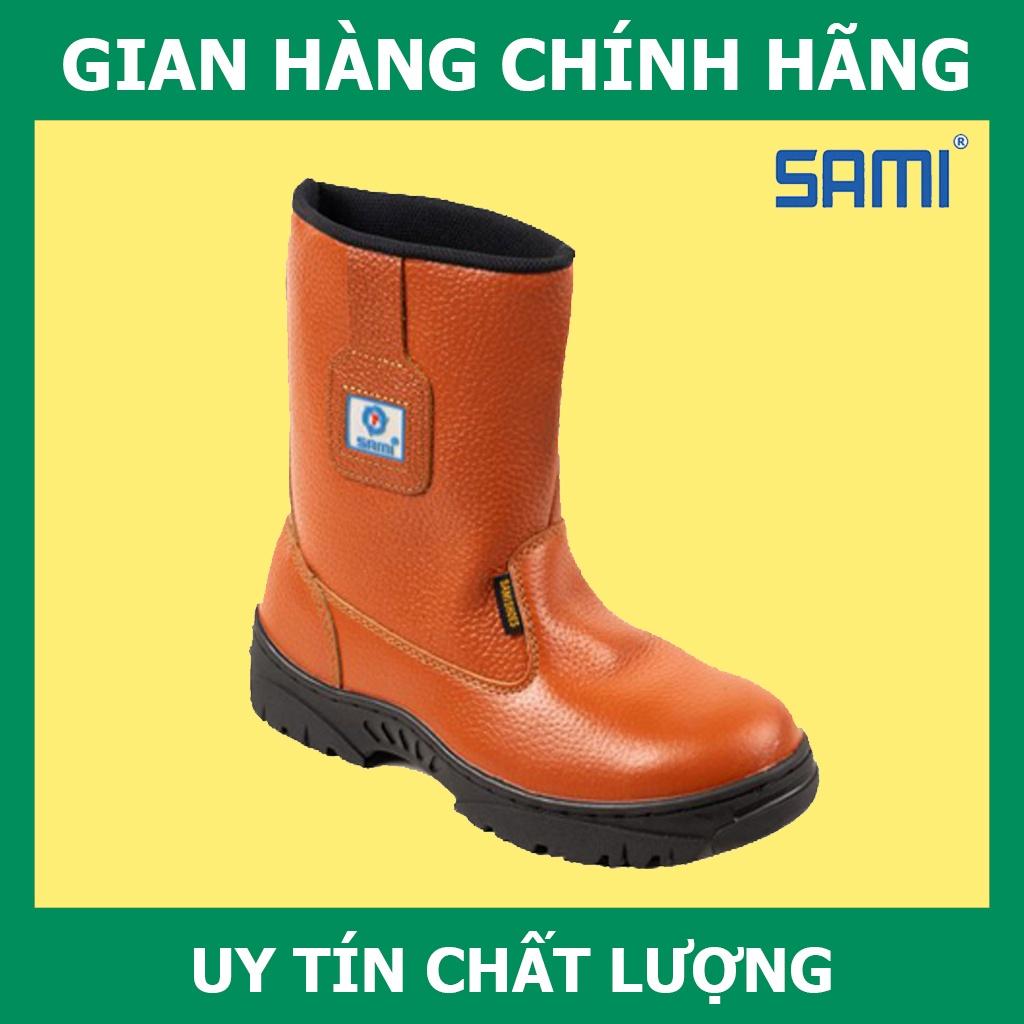 Ủng Bảo Hộ Mũi Đế Thép Sami, Chất Da Thật, Chống Va Đập Mạnh, Chống Đâm Xuyên, Chống Trơn Trượt