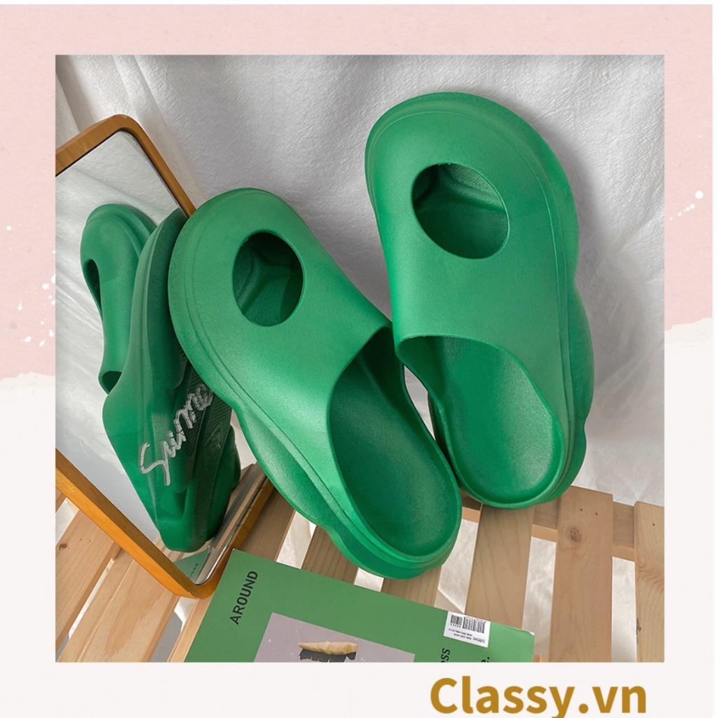 Dép quai ngang đục lỗ đi trong nhà, đi chơi, spa phù hợp cả nam và nữ Classy G1254