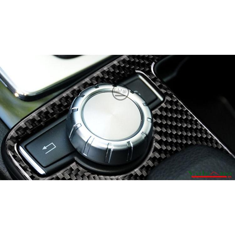 Miếng Dán Carbon Dán Trang Trí Khung Điều Khiển Tay Vịn Cho Xe Mercedes-Benz W204
