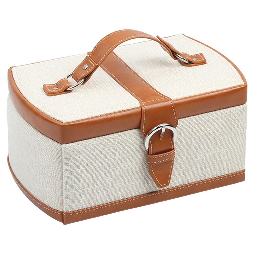 Jewelry Box with Removable Tray Women'S Storage Case for Earrings Gift Women