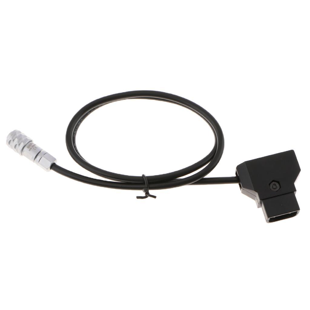 2pcs D-tap Power Cable Cord w/ Reverse Polarity Protection for BMPCC 4k 0.5m