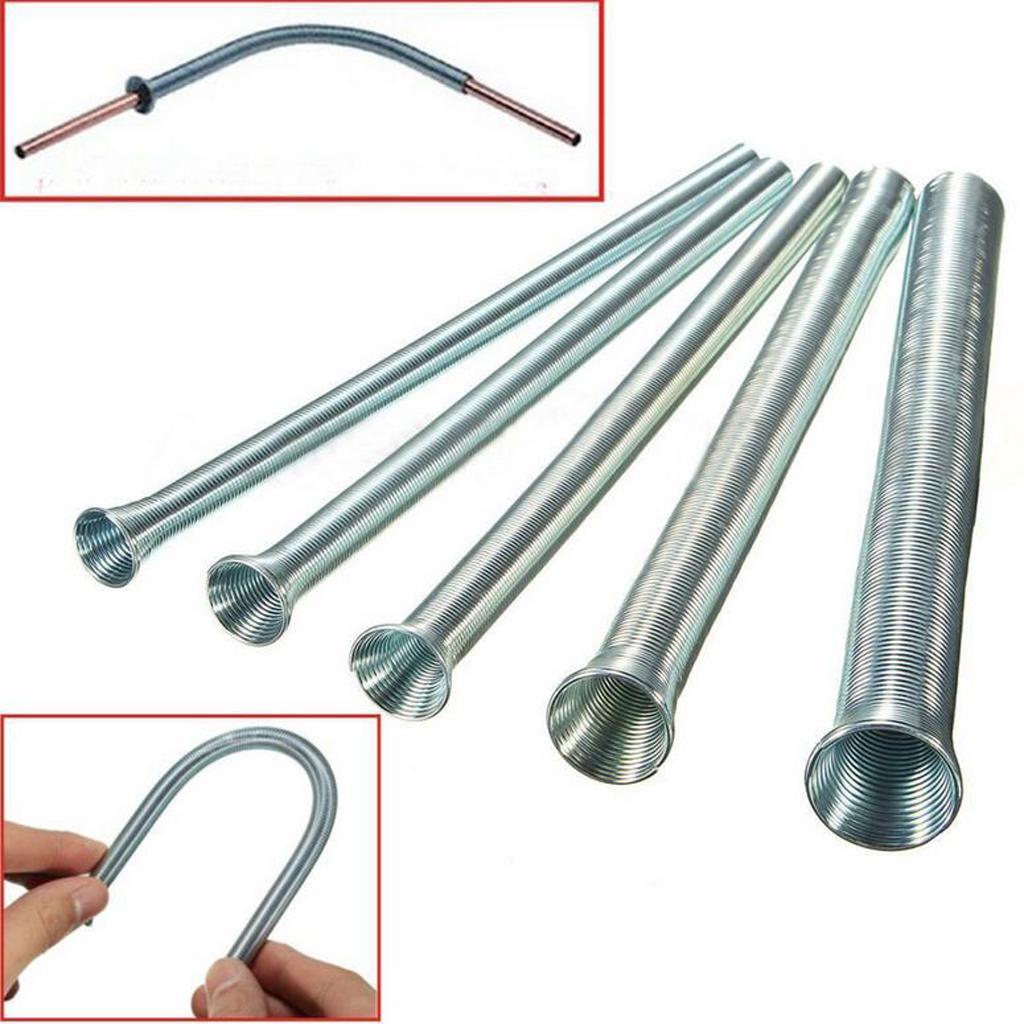 5pcs Stainless Steel Tube Bending Spring Set 1/4″,5/16″,3/8″,1/2″,5/8″