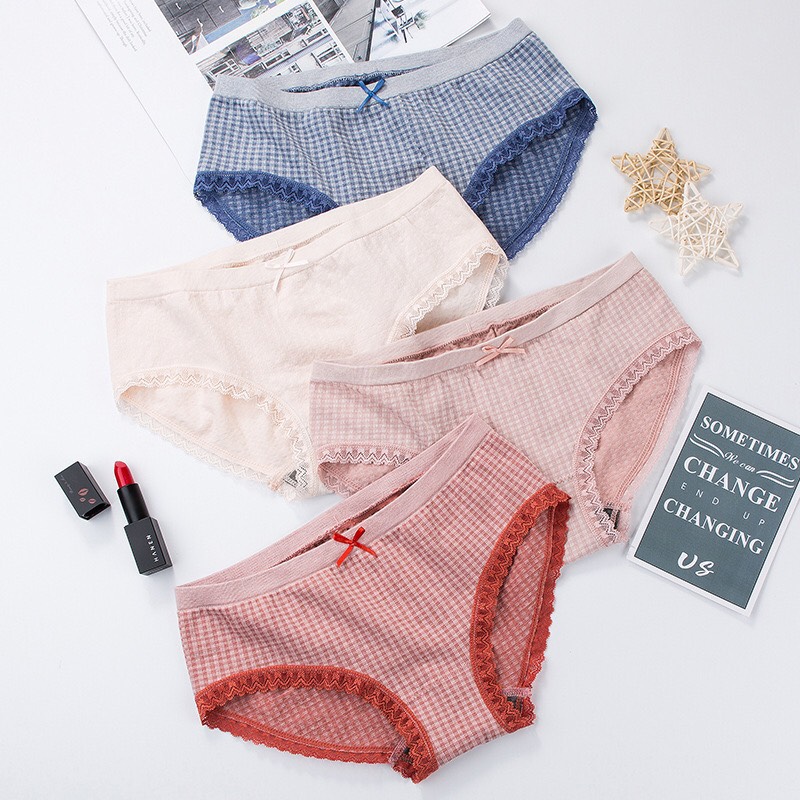 SÉT 5 QUẦN LÓT NỮ COTTON KHÁNG KHUẨN SIÊU CO GIÃN