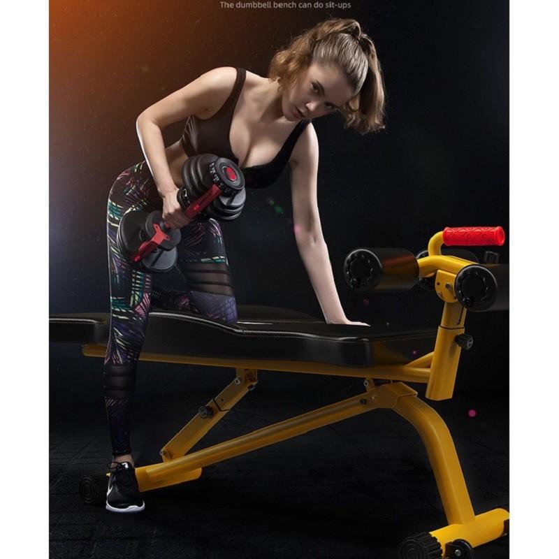 TE0033 Máy tập gym toàn thân - Ghế tập tập cơ bụng - Máy tập thể dục