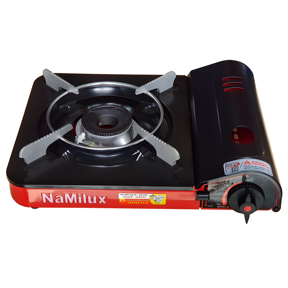Bếp Ga Mini Chống Cháy Nổ Namilux PL1911PF Van Inline-Cut Tự Động Ngắt Ga Trong - Hàng Chính Hãng