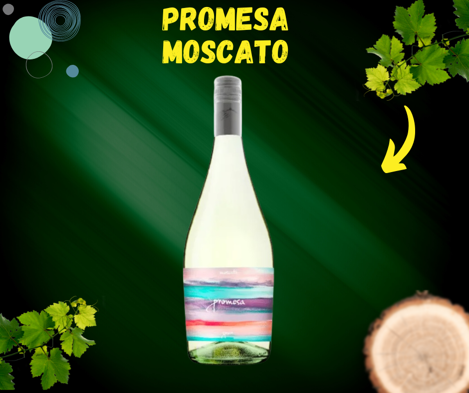 Rượu vang trắng Promesa Moscato