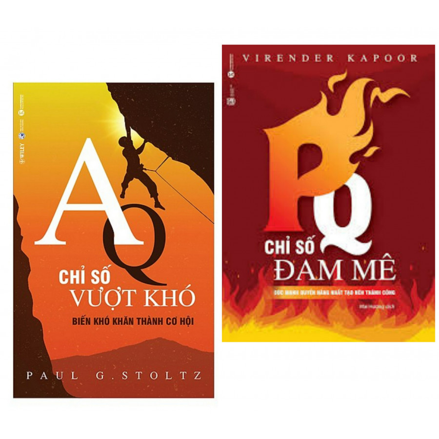 Combo AQ - Chỉ Số Vượt Khó + PQ - Chỉ Số Đam Mê (Tặng Bookmark PD)