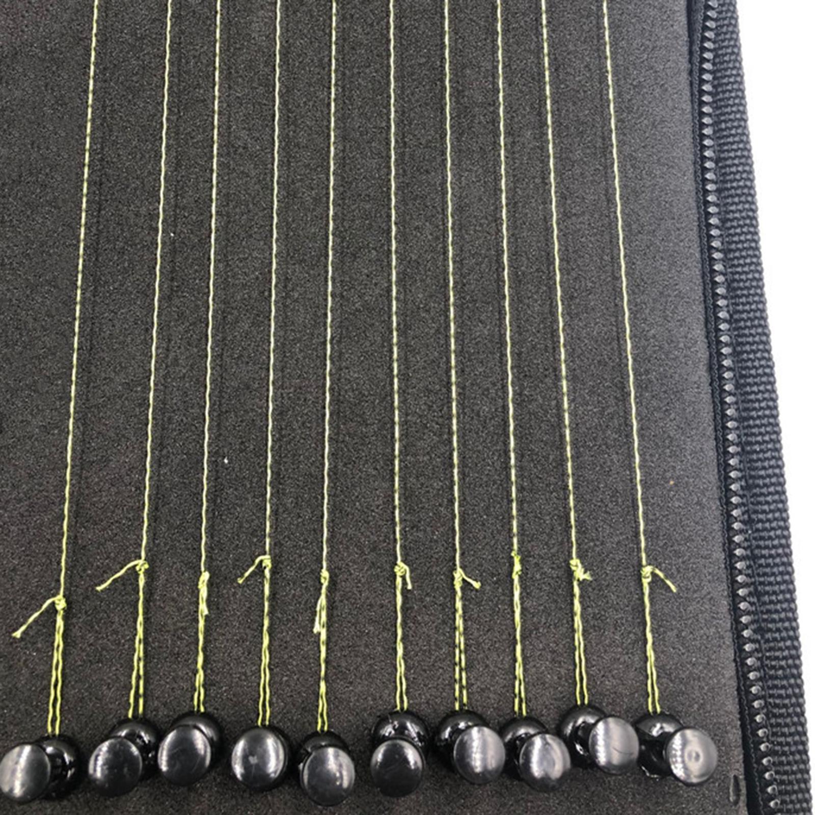 BOX RIGS WALLET FOR CARP FISHING HAIR RIG STORAGE WITH 20 PINS