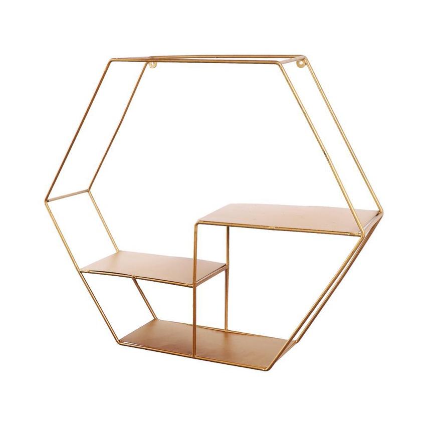 KỆ LỤC GIÁC, kệ decor hình lục giác, Kệ treo tường trang trí nội thất