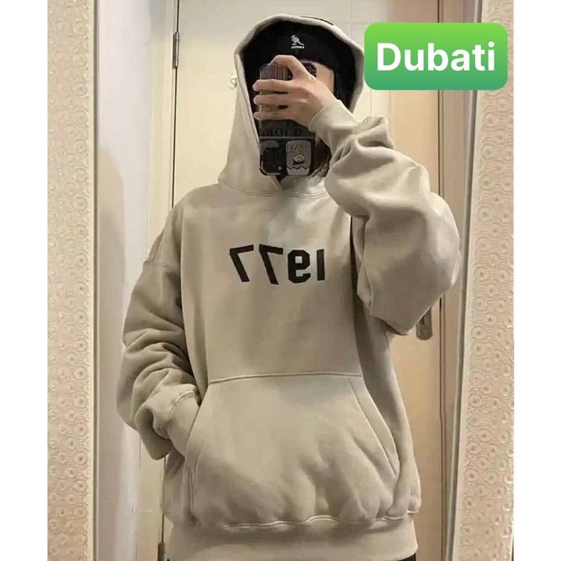 ÁO KHOÁC HOODIE NAM NỮ CHẤT NỈ DÀY PHOM FROM RỘNG 1977 SÀNH ĐIỆU MÙA HÈ MÙA THU ĐÔNG -DUBATI FASHION