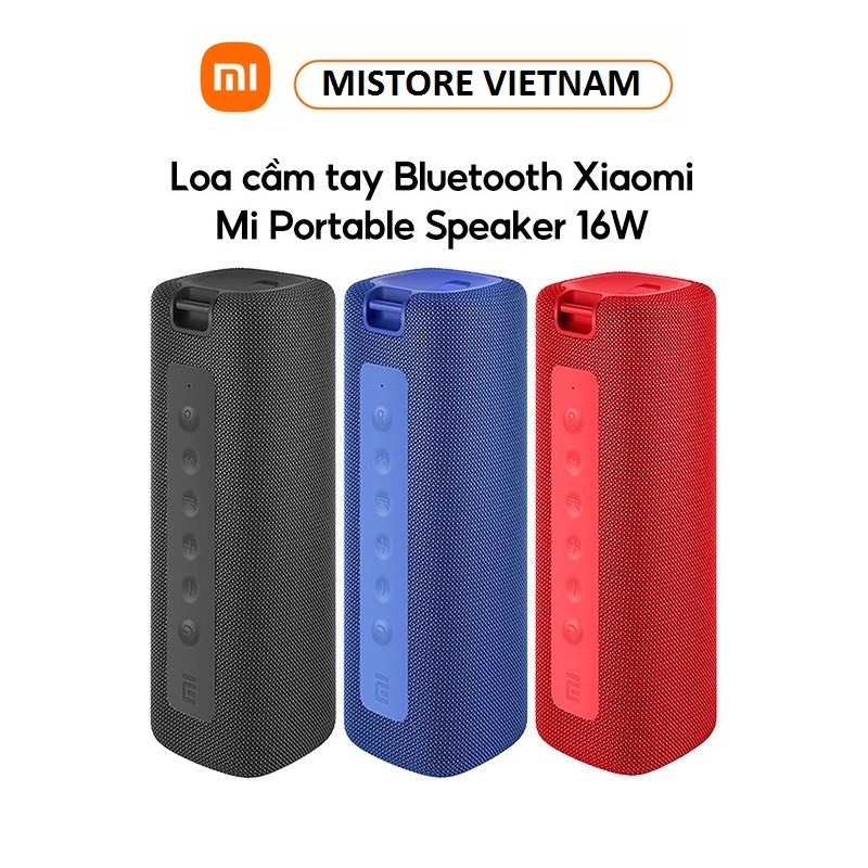 Loa Xiaomi Mi Portable Bluetooth Speaker (16W) | Kết nối Bluetooth 5.0 | Chống nước chuẩn IPx7 - Hàng Chính Hãng
