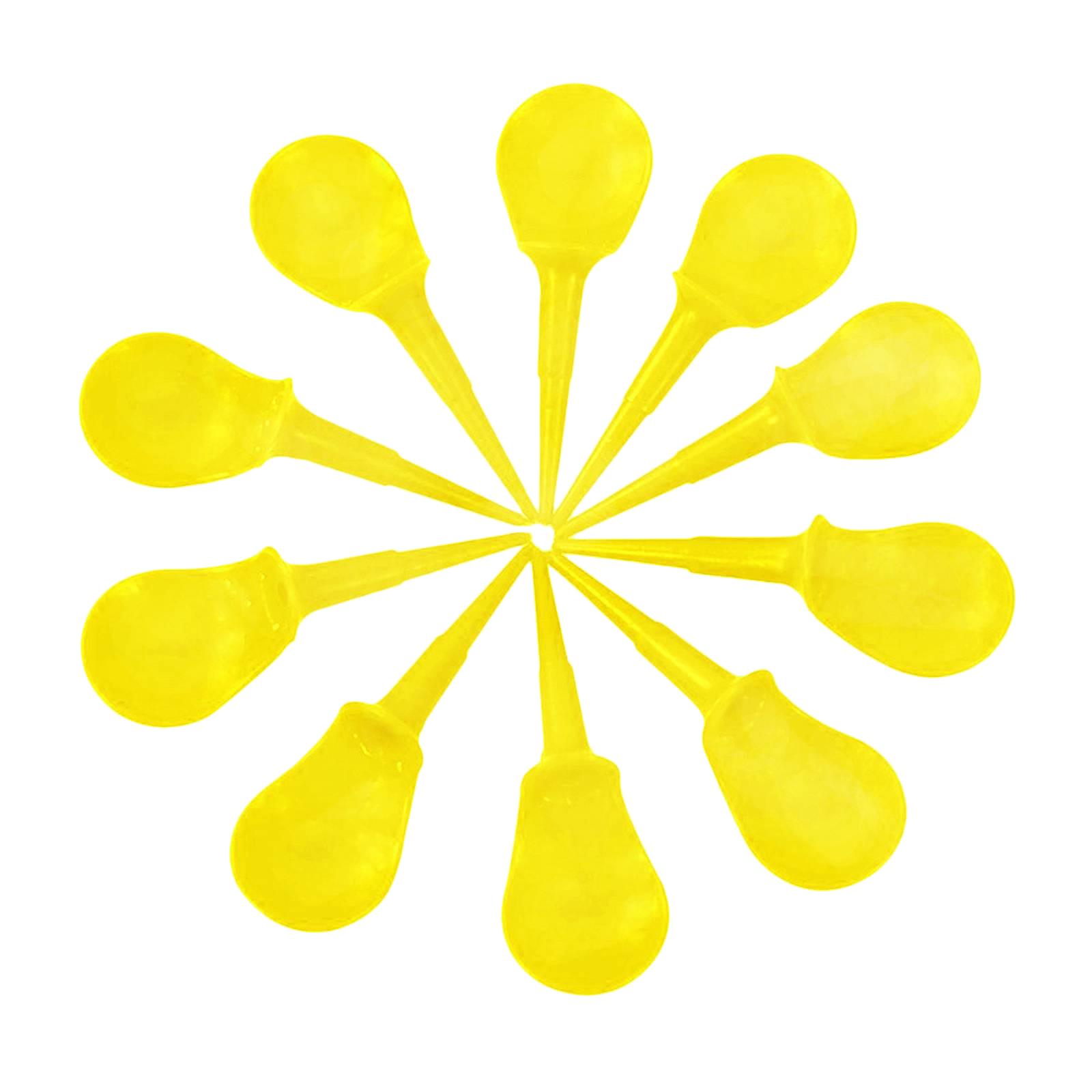 Pack of 10 Golf Tees Professional Plastic Golf Tees, Golfing Tees Yellow Color Golf Tees Replacements