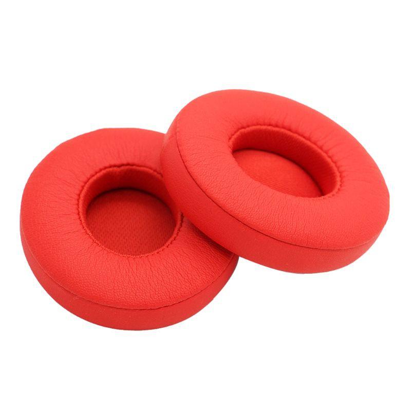 HSV 1Pair Leather Earpads Soft Sponge Ear Cushion Cover for beats Solo3.0 Headset