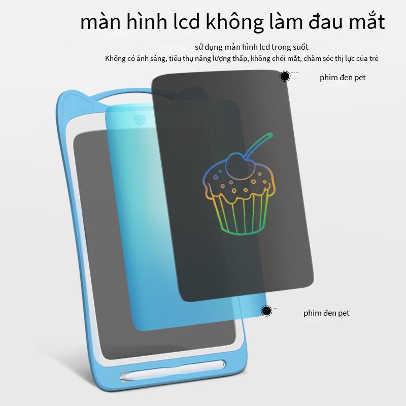 Thuận lợi nhất mới 12 inch phim hoạt hình mèo con trong suốt sao chép bảng chữ viết tay vẽ trẻ em câu đố giáo dục sớm bảng vẽ graffiti điện tử