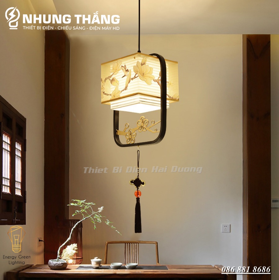 Hình ảnh Đèn Thả Trần Decor Cổ Điển DT-D021 - Họa Tiết Tinh Xảo - Trang Trí Phòng Ngủ,Phòng Khách - Bóng G45