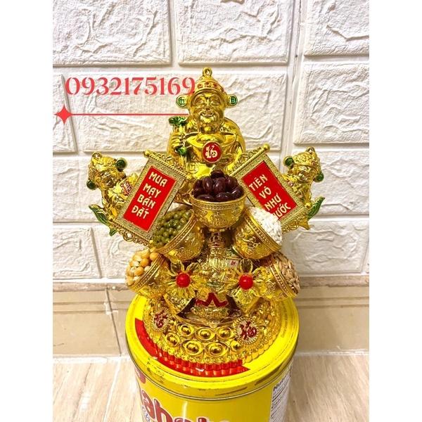 Tháp tỏi ngũ đậu Thần Tài cầu may mắn tài lộc