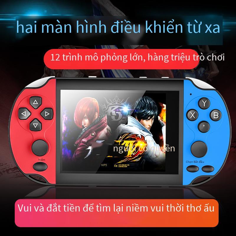 Máy chơi game cầm tay PSP màn hình lớn độ nét cao thuận lợi nhất cần điều khiển đôi màn hình ngang retro hoài cổ trò chơi arcade đơn và đôi FC