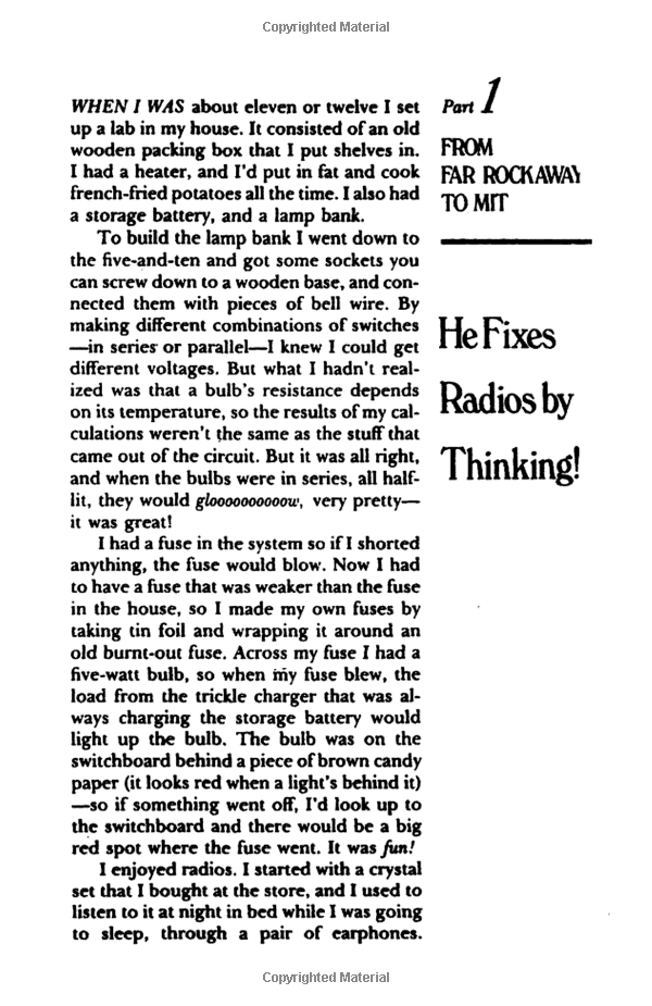 &quot;Surely You're Joking, Mr. Feynman!&quot;: Adventures of a Curious Character as Told to Ralph Leighton