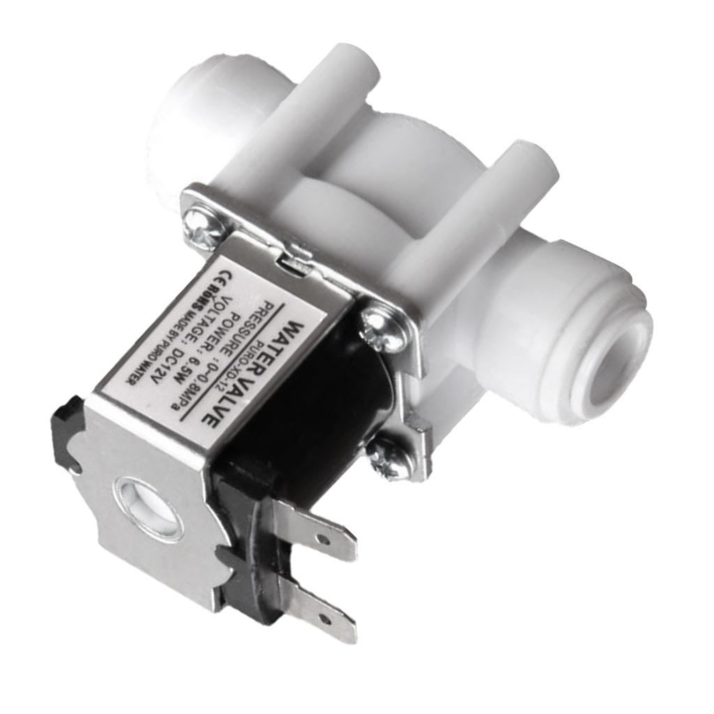 3/8 Inch 12V Inlet Feed Water Solenoid Valve, Made of food-grade POM plastic, 100% non-toxi