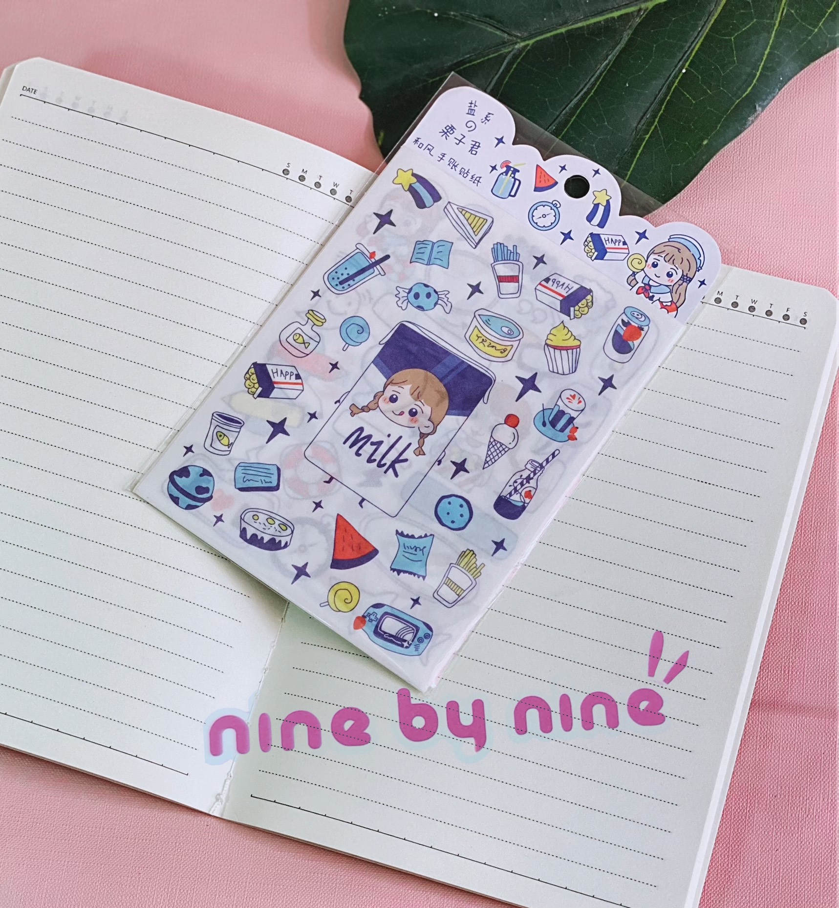 stiker 4 tấm cute