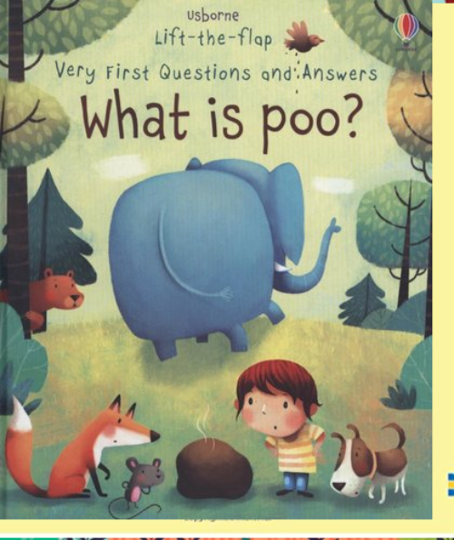 Sách tương tác tiếng Anh - Lift-The-Flap Very First QA : What is Poo?