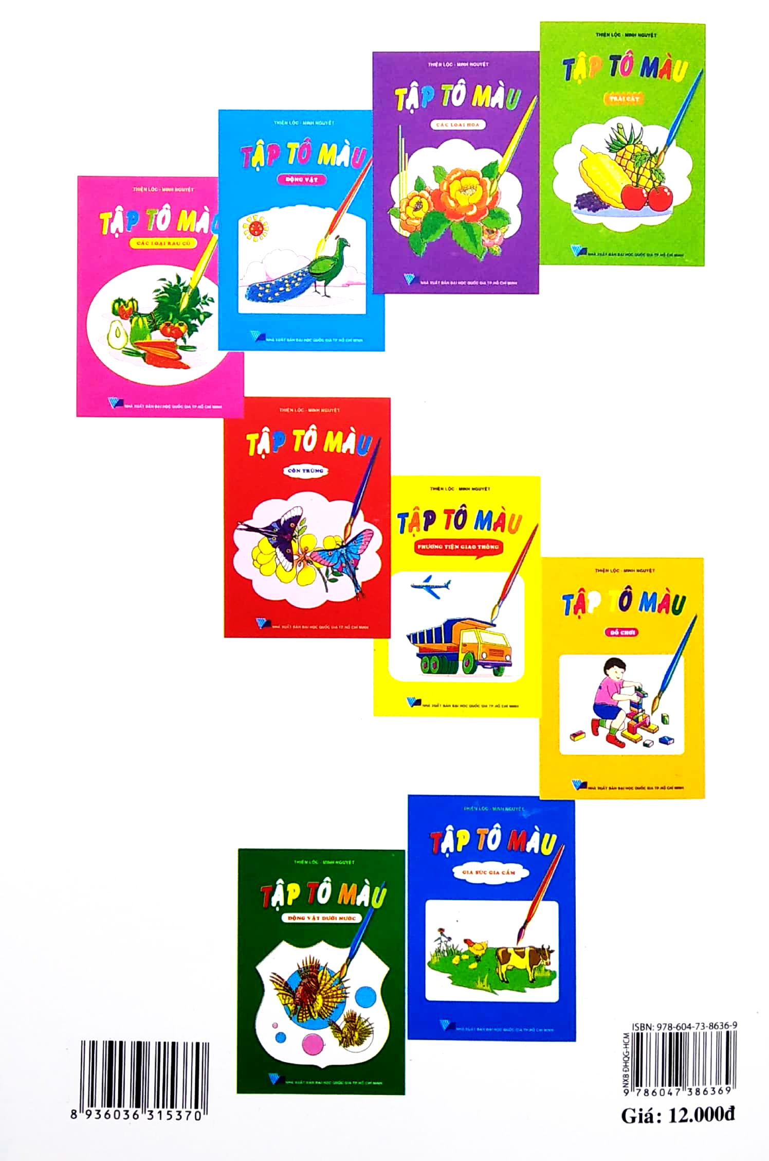 Sách - Tập Tô Màu - Các Loại Hoa