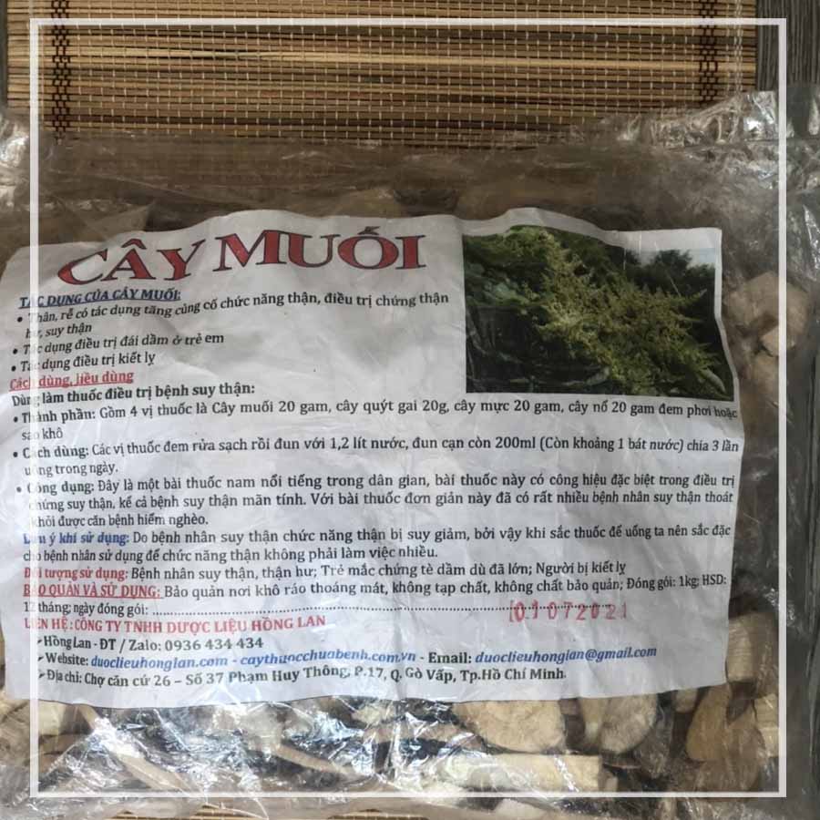 Cây Muối khô sạch đóng gói 500gram