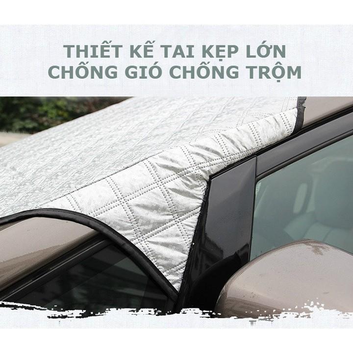 Hình ảnh Tấm che chắn nắng kính lái ô tô Toyota Fortuner 3 lớp Cao Cấp chắn nắng cản nhiệt bảo vệ chổi gạt mưa thảm taplo
