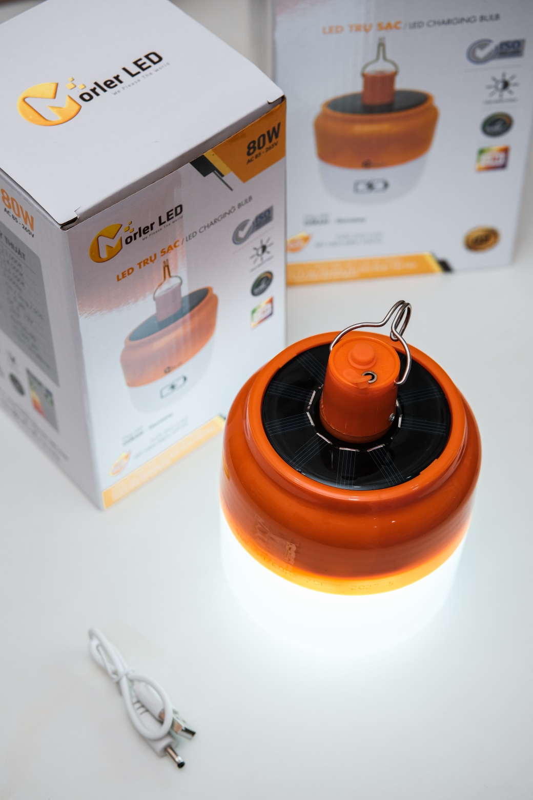 Led Trụ Sạc Morler 80W và 100W