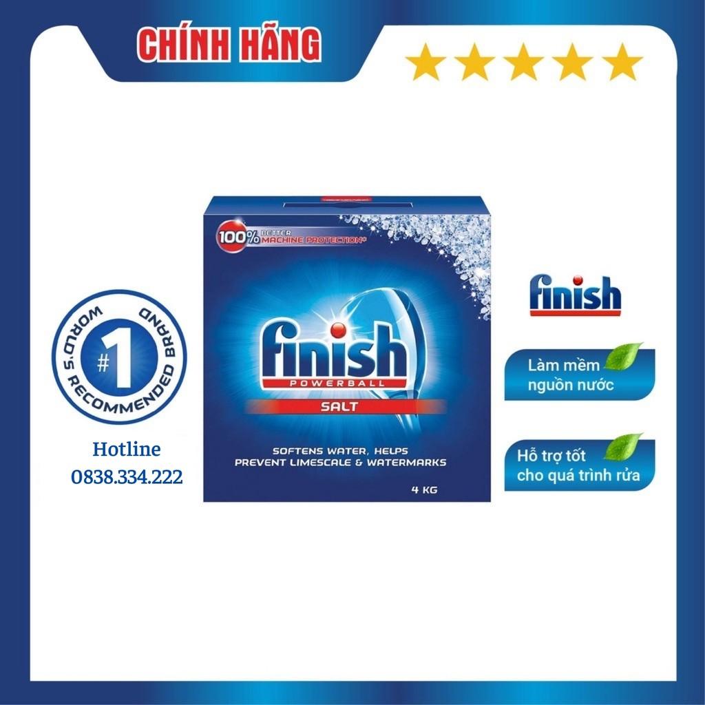 Muối rửa chén bát Finish 4kg/ Muối làm mềm nước Finish loại 4kg - Finish EU