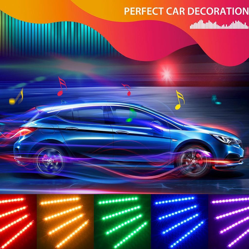 Car LED Strip Lights LED App Control Interior Lights  Function