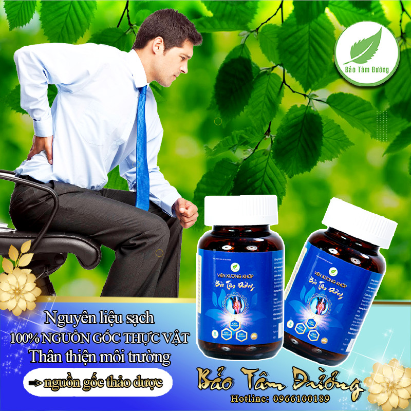 Viên uống Xương khớp Bảo Tâm Đường hỗ trợ mạnh gân cốt , cải thiện tình trạng phong thấp , thoái hóa khớp