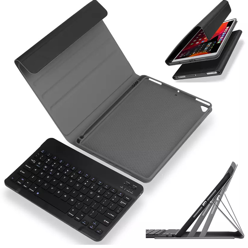 Bao da kèm bàn phím Bluetooth cho iPad 8th Gen 2020/Air 3/Pro 10.5